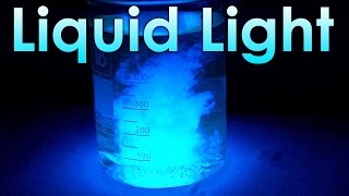 Liquid Light  Chemical Reaction with Luminol [upl. by Atikaj]