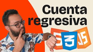 Cuenta regresiva con HTML CSS y JS ⏱️ [upl. by Haneekas]