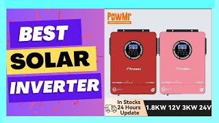 PowMr Hybrid Solar Inverter 3KW 24V 18KW 12V MPPT 80A Off Grid [upl. by Finzer]