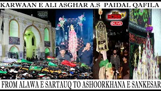 LIVE Paidal Qafila  From Alawa e Sartauq To Ashoorkhana e Sankesar Saronagar Hyd 4 Safar 2024 [upl. by Niawat932]