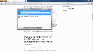 ArchiCrypt Anti Bundestrojaner  Bundestrojaner einfach suchen und entfernen [upl. by Ledah]