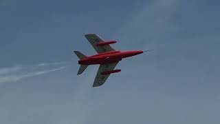 Folland Gnat T1 display at the Festival of Flight Air Show Shuttleworth Old Warden 2024 [upl. by Rosina607]