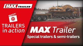 MAX Trailer  Special trailers amp semitrailers [upl. by Caton]