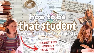 Become a top 1 student ✨💯 study tips organization hacks and motivation to always get straight As [upl. by Nommad]