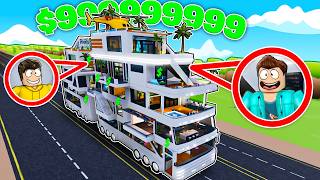 BUILDING THE WORLD BIGGEST MEGA LUXURY BUS IN ROBLOX [upl. by Nnil]