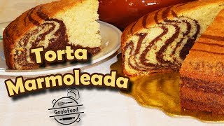 Torta Marmoleada  Muy Fácil y Esponjosa [upl. by Ivel]