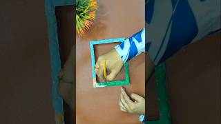 Diy paper crafting wall hanging  home decor ideas 💡shorts wallhanging reel papercraft [upl. by Darken]