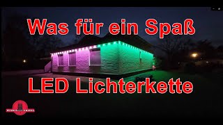 Da werden sich die Nachbarn freuen Eufy Permanent Outdoor LED Lichterkette E120 Richtig gut [upl. by Aleekat]