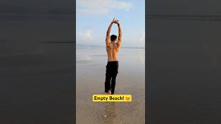 SECRET Empty Beach Near Mumbai 😦🌊 shorts vlog [upl. by Kellie]