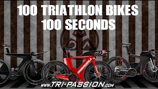 TOP 100 BEST TRIATHLON BIKES IN 100 SEC [upl. by Laemsi]