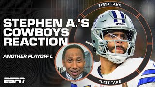 I set it up BEAUTIFULLY 🤩 Stephen A REACTS to the Cowboys losing 4832 to the Packers  First Take [upl. by Lewert]