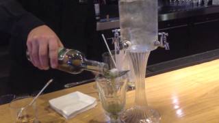 Absinthe preparation at the Intercontinental Hotel in Montreal [upl. by Cosette]