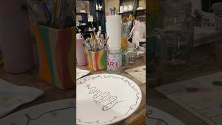 Pottery Painting pottery painting paintingideas dayinmylifevlog dayinthelife vlog lifestyle [upl. by Akinal]