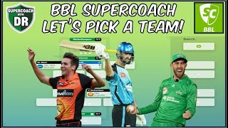 BBL Supercoach Team Reveal 1 20242025 [upl. by Irakab]