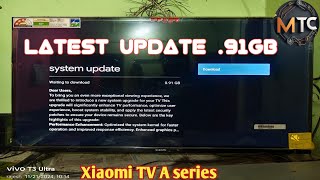 Xiaomi TV system update  xiaomi tv latest system update [upl. by Ajin302]