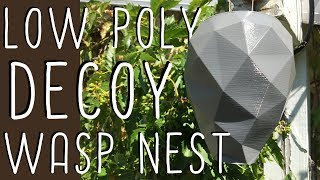 LOW POLY DECOY WASP NEST 3DPRINTED [upl. by Annamarie887]