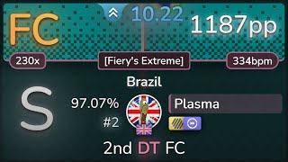 102⭐ Plasma  Apollo  Brazil Fierys Extreme HDDT 9707 FC 2  1187pp  osu [upl. by Kylstra459]