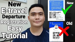 BAGONG ETRAVEL DEPARTURE REGISTRATION EASY TUTORIAL  NEW AND LATEST ETRAVEL UPDATE 2024 [upl. by Carry]