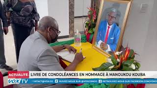 Livre de condoléances en hommage à Manoukou Kouba [upl. by Nynahs]