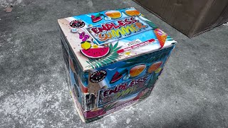 ENDLESS SUMMER 200 Gram Firework Cake by Raccoon Fireworks [upl. by Lebiralc]