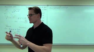 Calculus 1 Lecture 37 Optimization MaxMin Application Problems [upl. by Oiraved491]