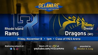 Drexel M1 vs Rhode Island • Delaware Hockey Network [upl. by Relyhcs]