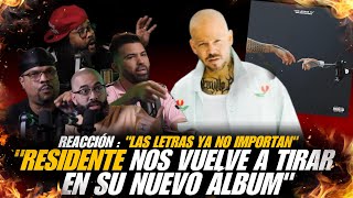 Residente Desata Fuerte Discusión En El Podcast Por Culpa De Su Nuevo Álbum [upl. by Yrrol290]