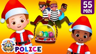 ChuChu TV Police  Saving The Christmas Surprise Eggs Gifts  More ChuChu TV Police Episodes [upl. by Nnawaj]