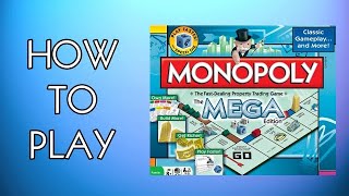 How To Play Monopoly The Mega Edition Board Game 2010 [upl. by Ahsin]