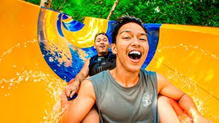 GengTonsom Main Gelongsor Terpanjang Di Dunia Escape Theme Park [upl. by Bucella]