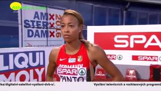 198 Dafne Schippers 100m FINAL Womens HD European Athletics Championships Amsterdam 2016 [upl. by Vetter750]