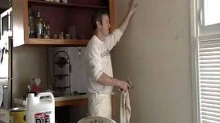 Removing Wallpaper the Right and Fastest Way Part 4 [upl. by Ametaf]