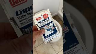 Using Oatey Liquilock to solidify water during toilet removal plumbing bathroomremodel [upl. by Rochelle661]