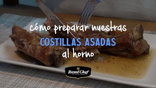 Cómo preparar las Costillas de Cerdo asadas Royal Chef al horno [upl. by Cayla]