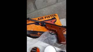 Testing and firing a Smk s2 hand air pistol [upl. by Beach697]