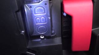 How To find the OBD2 location on a MERCEDES BENZ C Class for fault codes and engine scanning [upl. by Sonahpets]