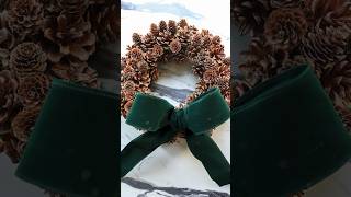 DIY Pinecone Wreath christmasdollartreecrafts [upl. by Ibob350]