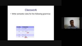 CS3300 Compiler Design  Lec 23  Syntax Directed Translation– part 2 S– and L–attributed SDD [upl. by Festus]