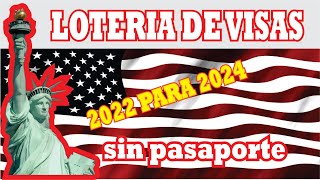 ✓ COMO LLENAR EL FORMULARIO DE LOTERIA DE VISAS 2024 [upl. by Nibbs]