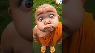 So cute little monk 🙏🏻❤️👍viral funny shivi shortvideos cute shiviso [upl. by Odelinda631]