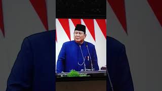 Pelantikan dan orasi presiden Prabowo Subianto [upl. by Euhsoj]