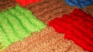 Коврик Цветной  2 часть  Crochet mat  вязание крючком [upl. by Whatley713]