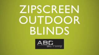 Zipscreen Motorised Outdoor Blinds Product Demo [upl. by Nnaeiram12]