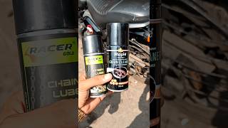 CHAIN LUBE amp CHAIN CLEARER For All Bikes 🏍️ shortsfeeds [upl. by Leay565]