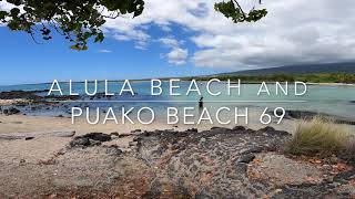 Alula Beach and Puako Beach 6 Hawaii [upl. by Pilif]