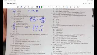 KMU CAT TEST 2023 PHYSICS PORTION EXPLAINED [upl. by Haimehen635]