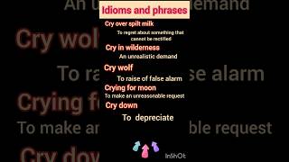 Idioms and phrases for competitive exams [upl. by Themis854]