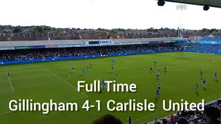 Matchday New season Gillingham vs Carlisle Utd Saturday 10th August 2024 [upl. by Ayotahc481]