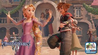 Kingdom Hearts 3  Will Flynn get jealous of Sora dancing with Rapunzel Xbox One Gameplay [upl. by Trinetta]