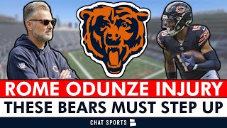 5 Chicago Bears Players Who MUST STEP UP With Rome Odunze Injured [upl. by Nosittam]